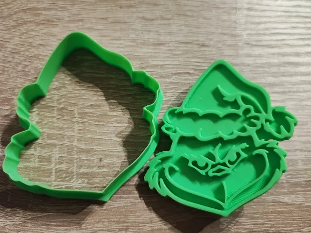 Grinch cookie cutter
