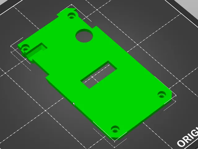 Modified back cover for fysetc 2.8 lcd display board