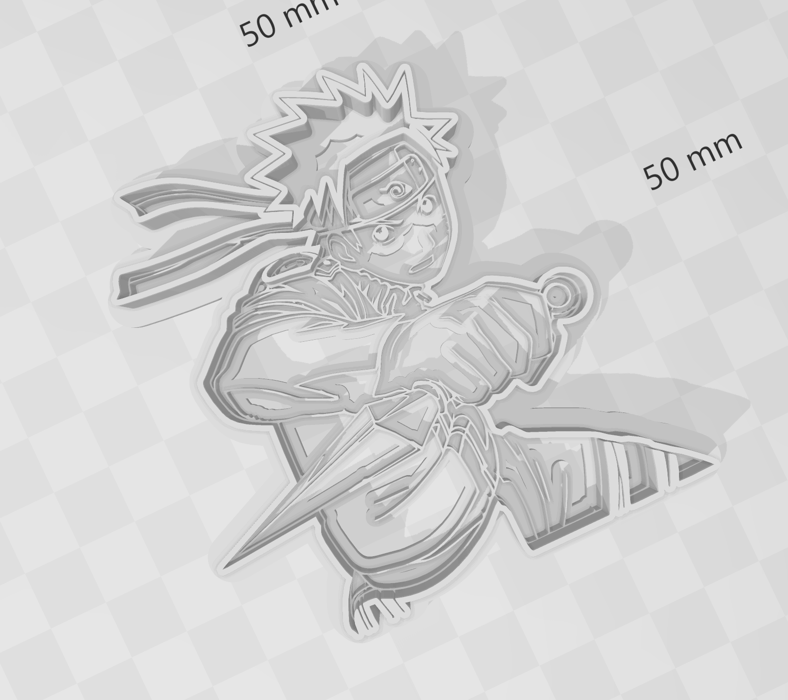CORTADOR GALLETA NARUTO KUNAI