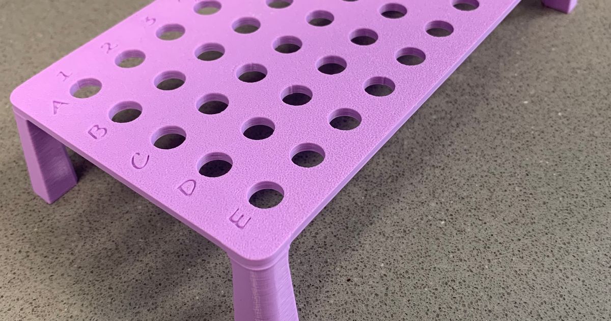 Eppendorf vial tube rack / stand for ice 0,5ml by Luna Download free