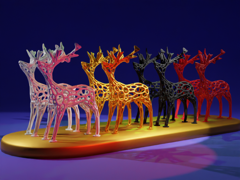 Reindeer Voronoi