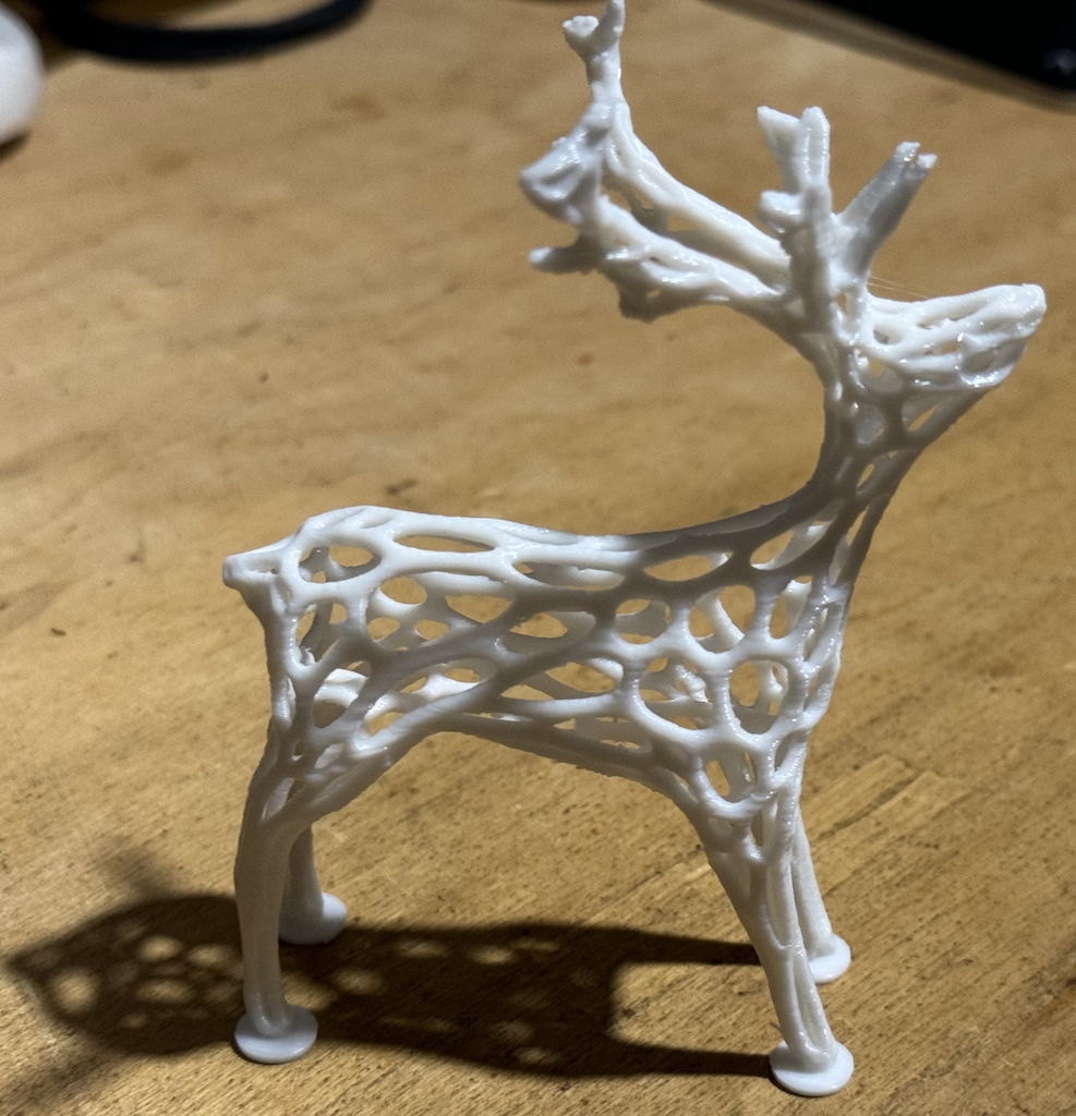 Reindeer Voronoi by Marco Di Fiore | Download free STL model ...