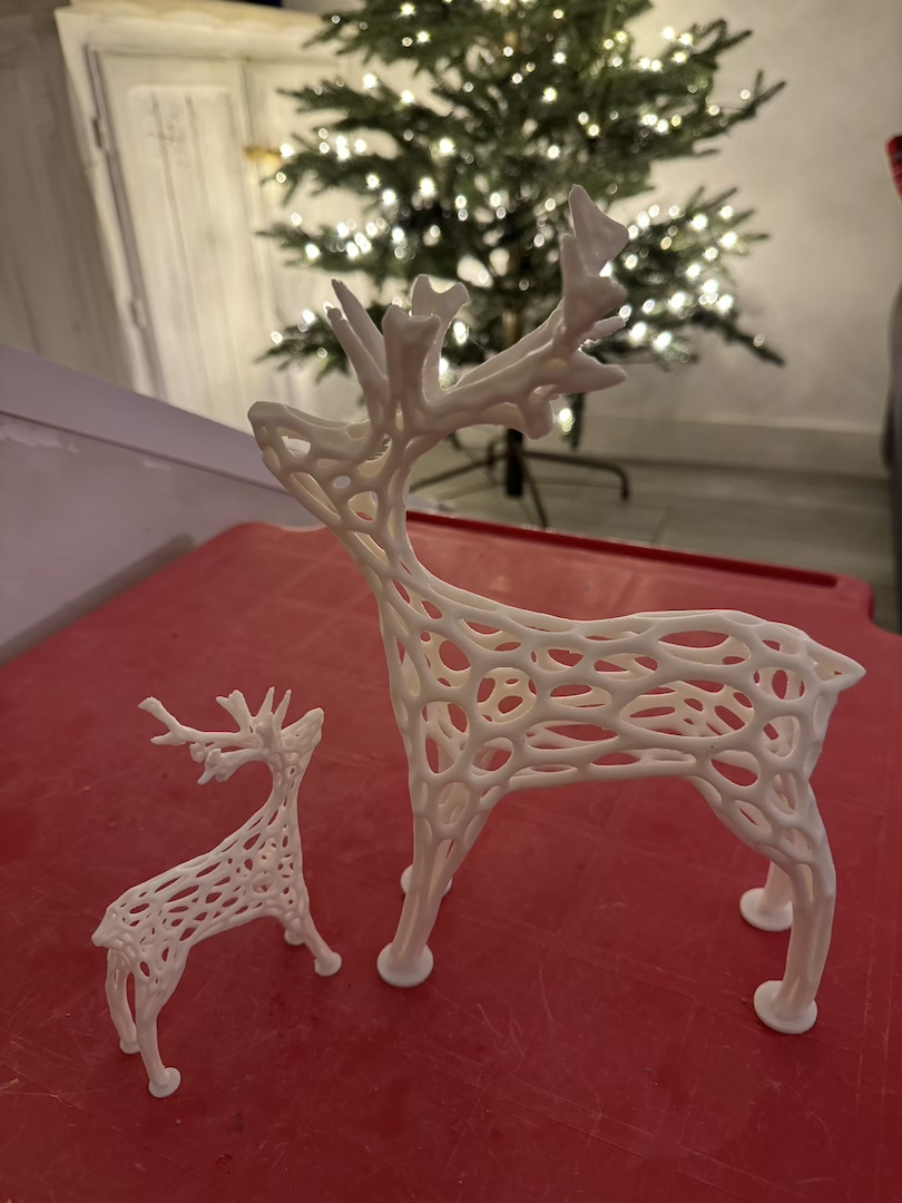 Reindeer Voronoi by Marco Di Fiore | Download free STL model ...