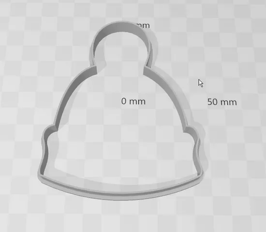 Beanie Cookie Cutter 02cm - 10cm