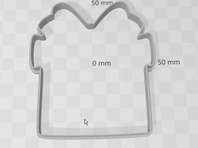 Christmas Gift Cookie Cutter 02cm - 10cm