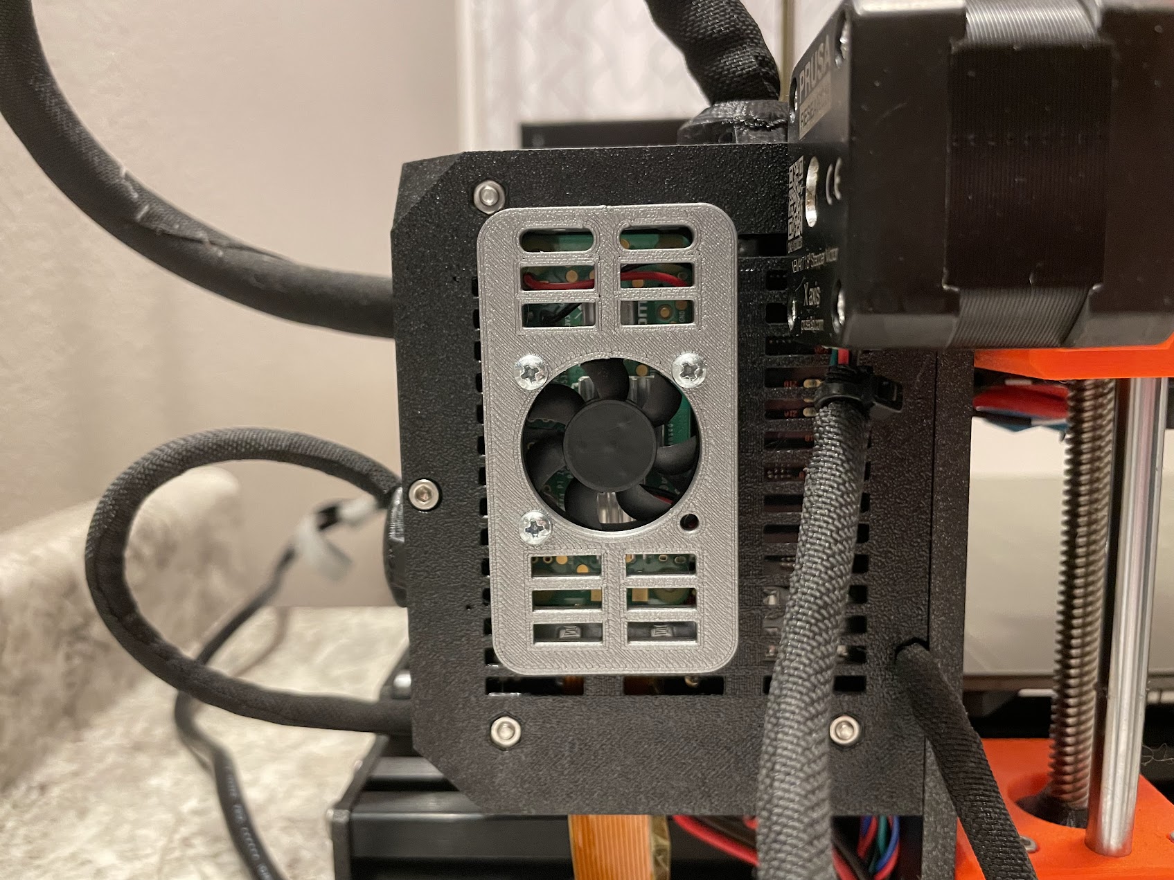 MK3S+ Raspberry Pi Zero Cover with Integrated Fan Mount by Jeremiah ...