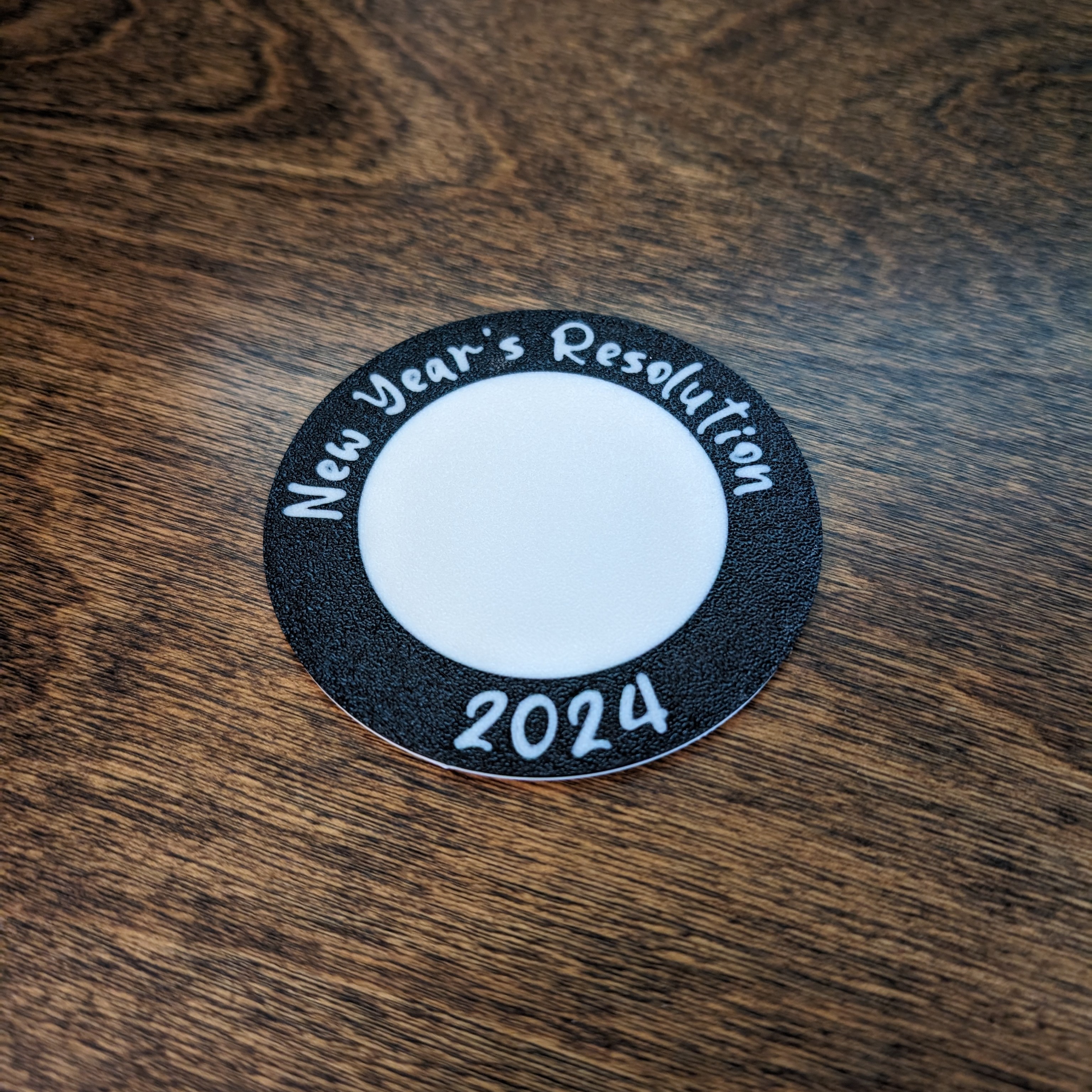 New Year's Resolution Coaster