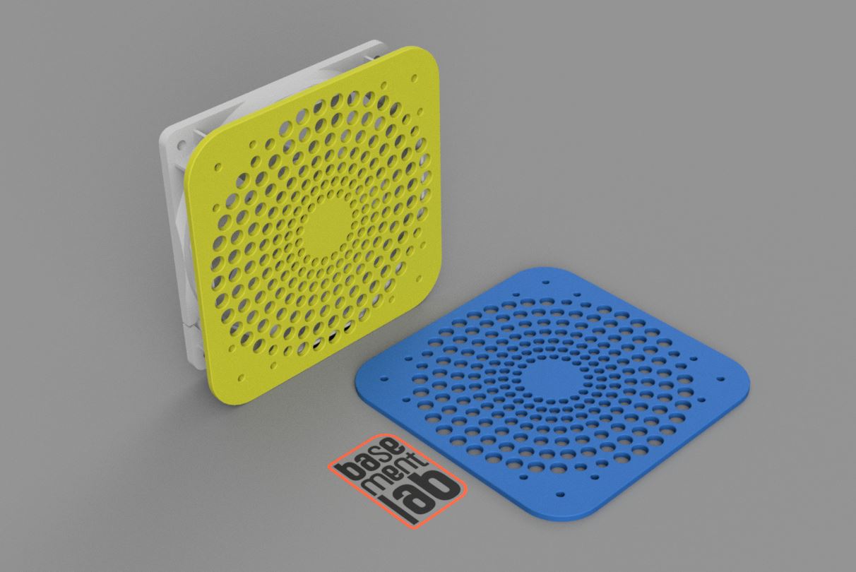 120mm Cooling Fan Cover for PC case/Rack/3d Printers M4 Thread (x12)