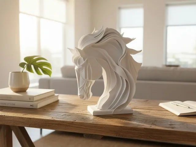 Beautiful Abstract Horse Sculpture