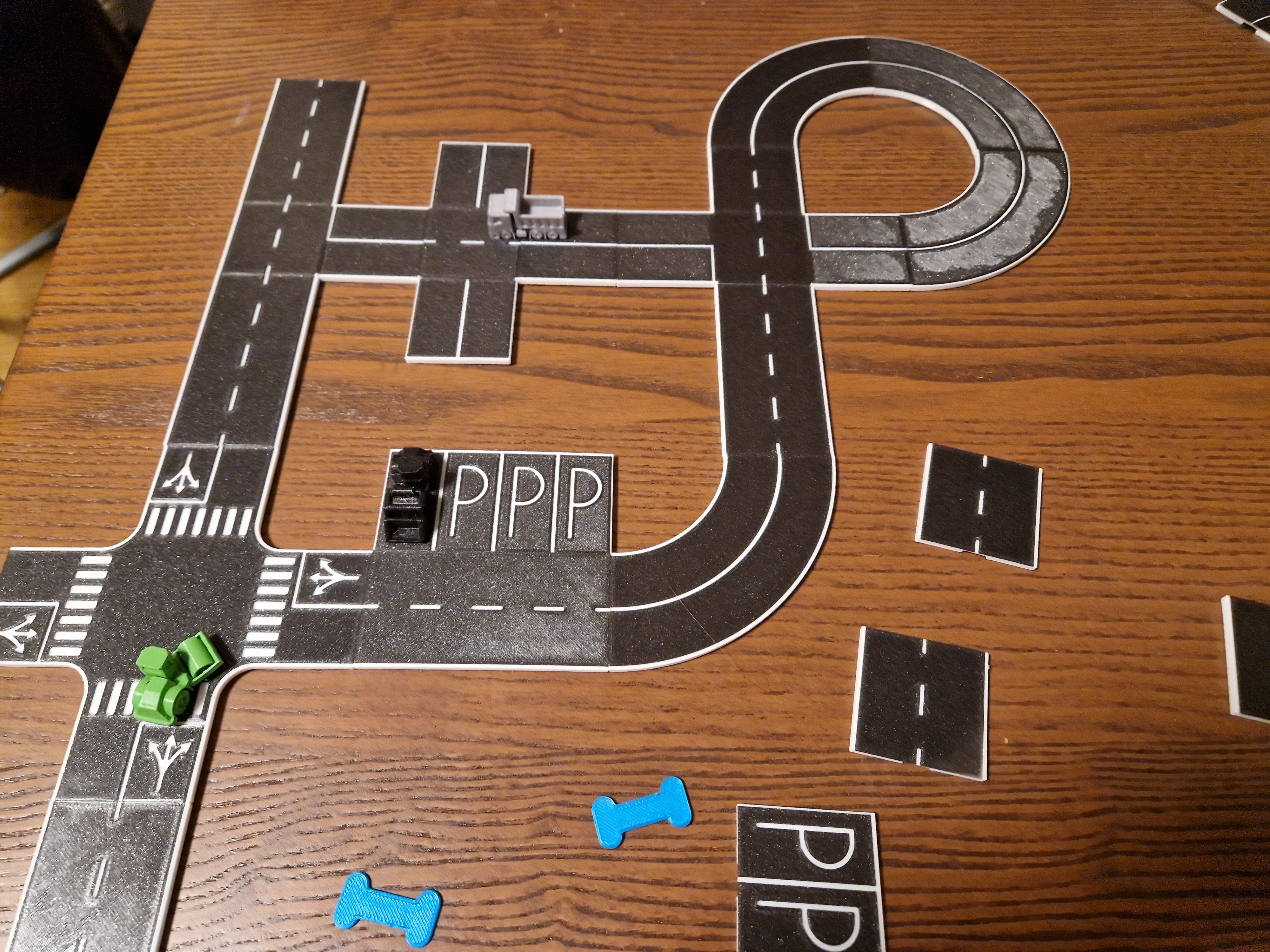 Modular city roads set (cesty)