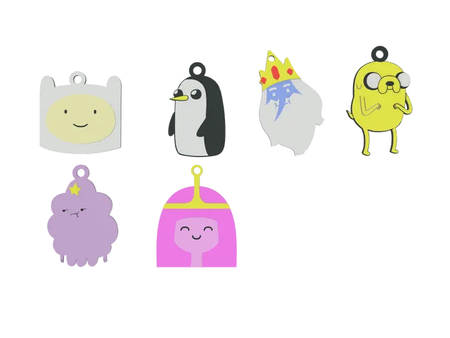 Adventure Time Keychains