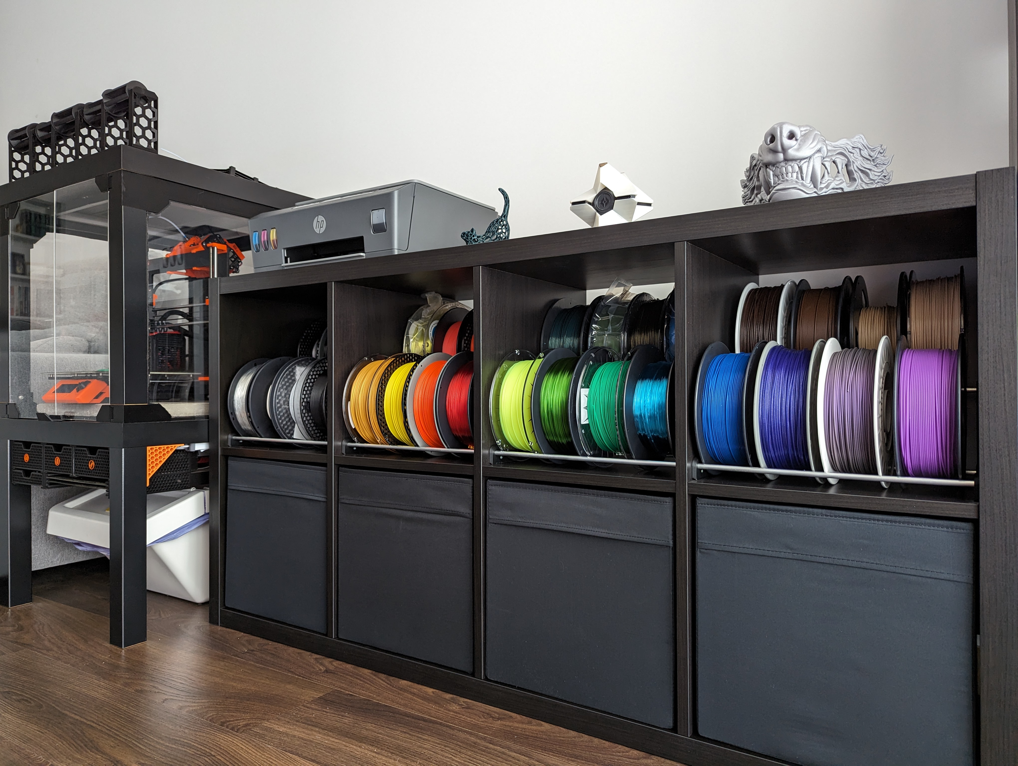 IKEA Kallax Filament Storage Rack by Celta | Download free STL 
