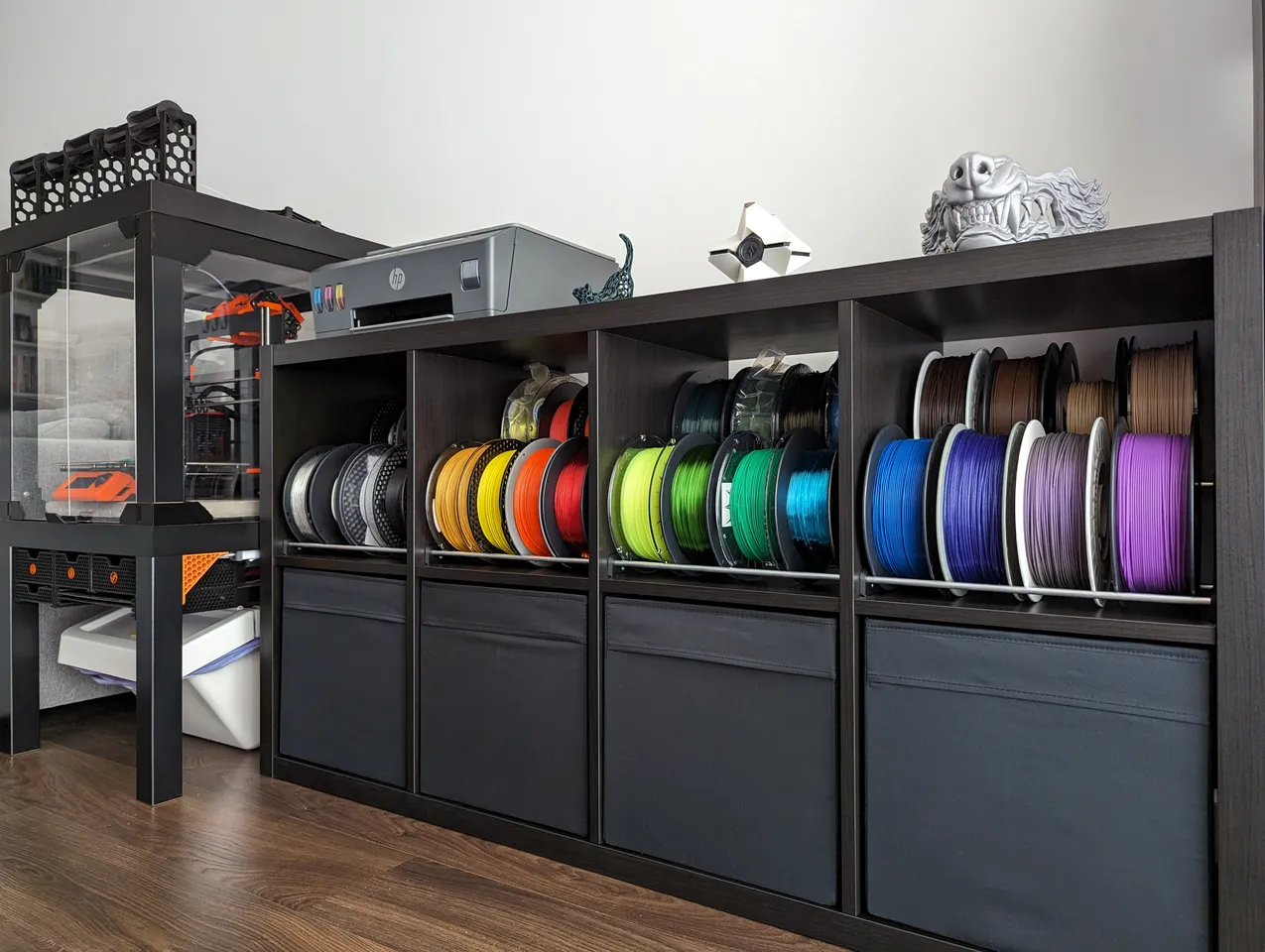 IKEA Kallax Filament Storage Rack by Celta | Download free STL 