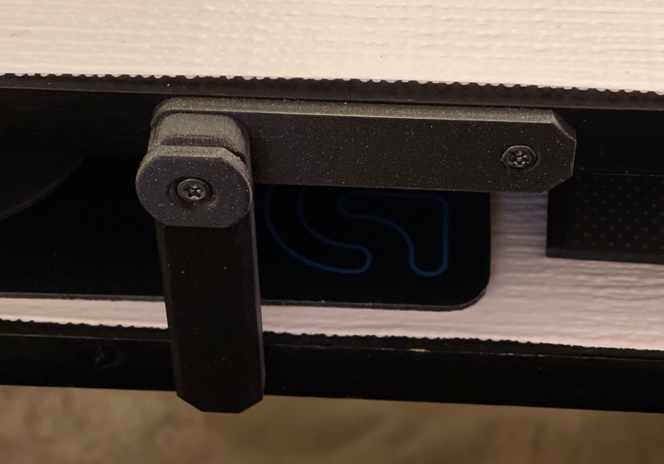 Print in Place Keyboard Tray Latch by Eric Download free STL model