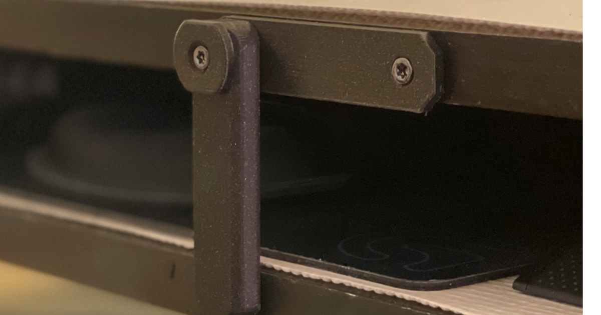 Print in Place Keyboard Tray Latch by Eric Download free STL model