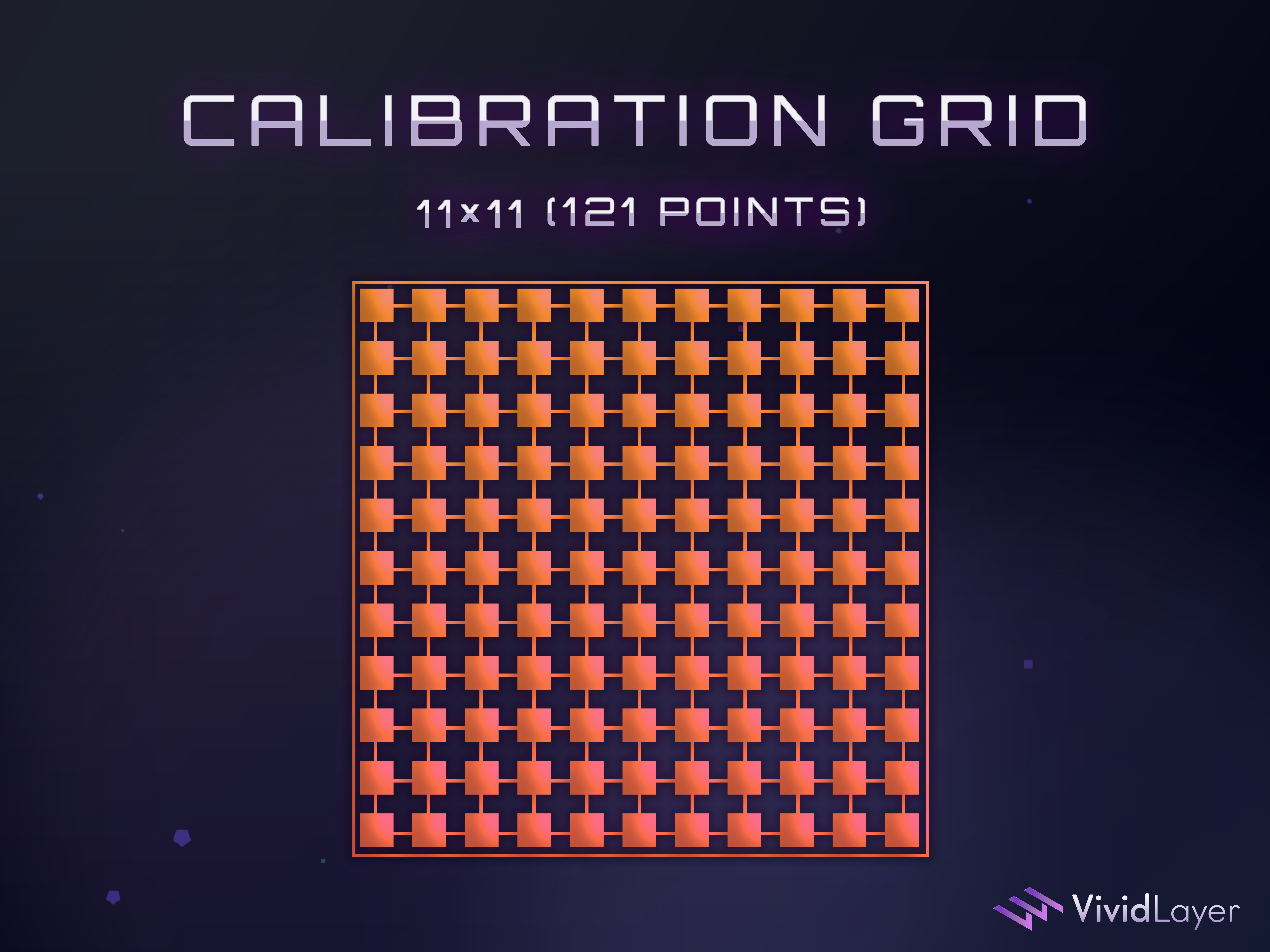Full Bed Calibration Grid
