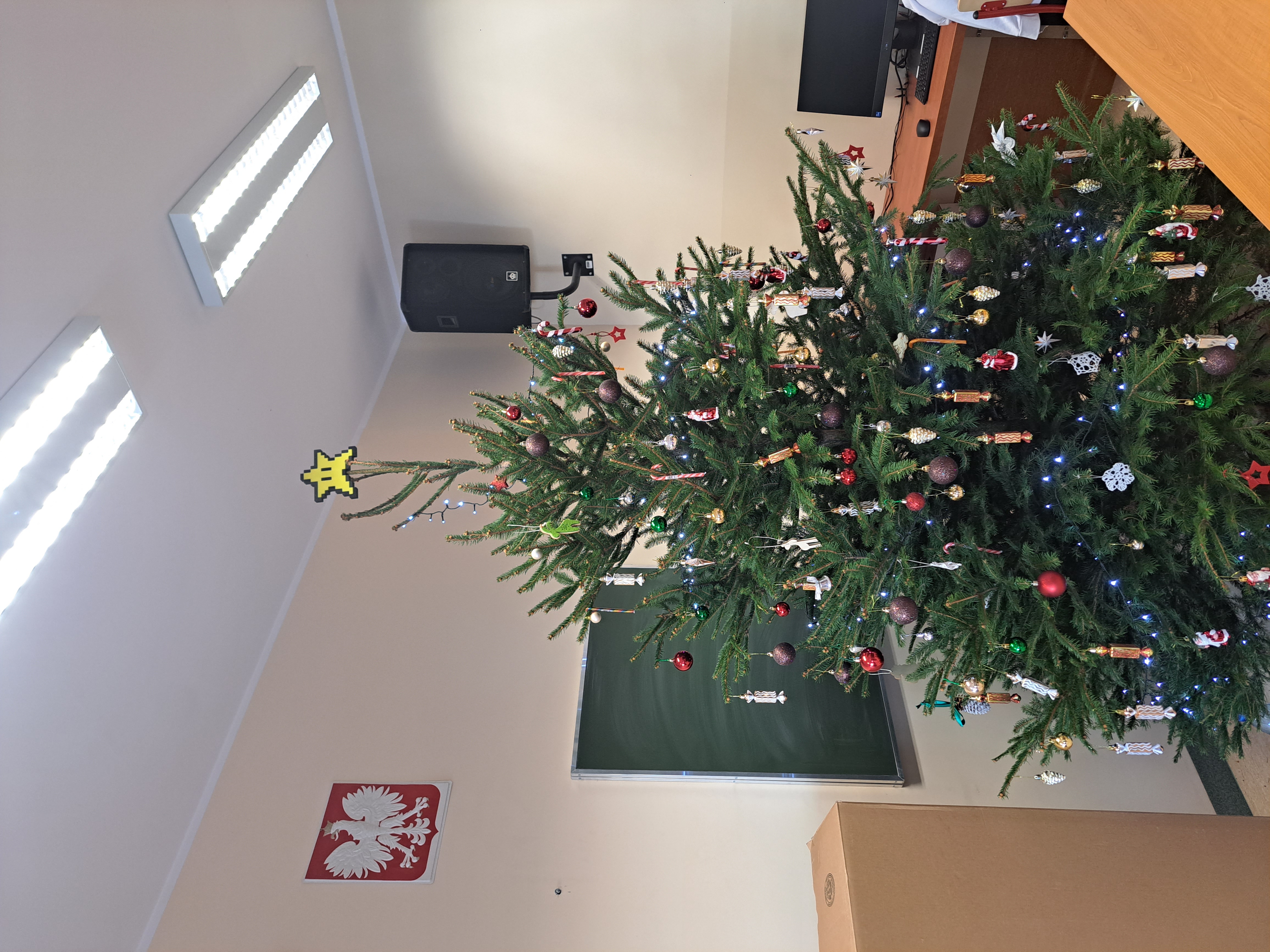 Mario Bros Pixel Star tree topper