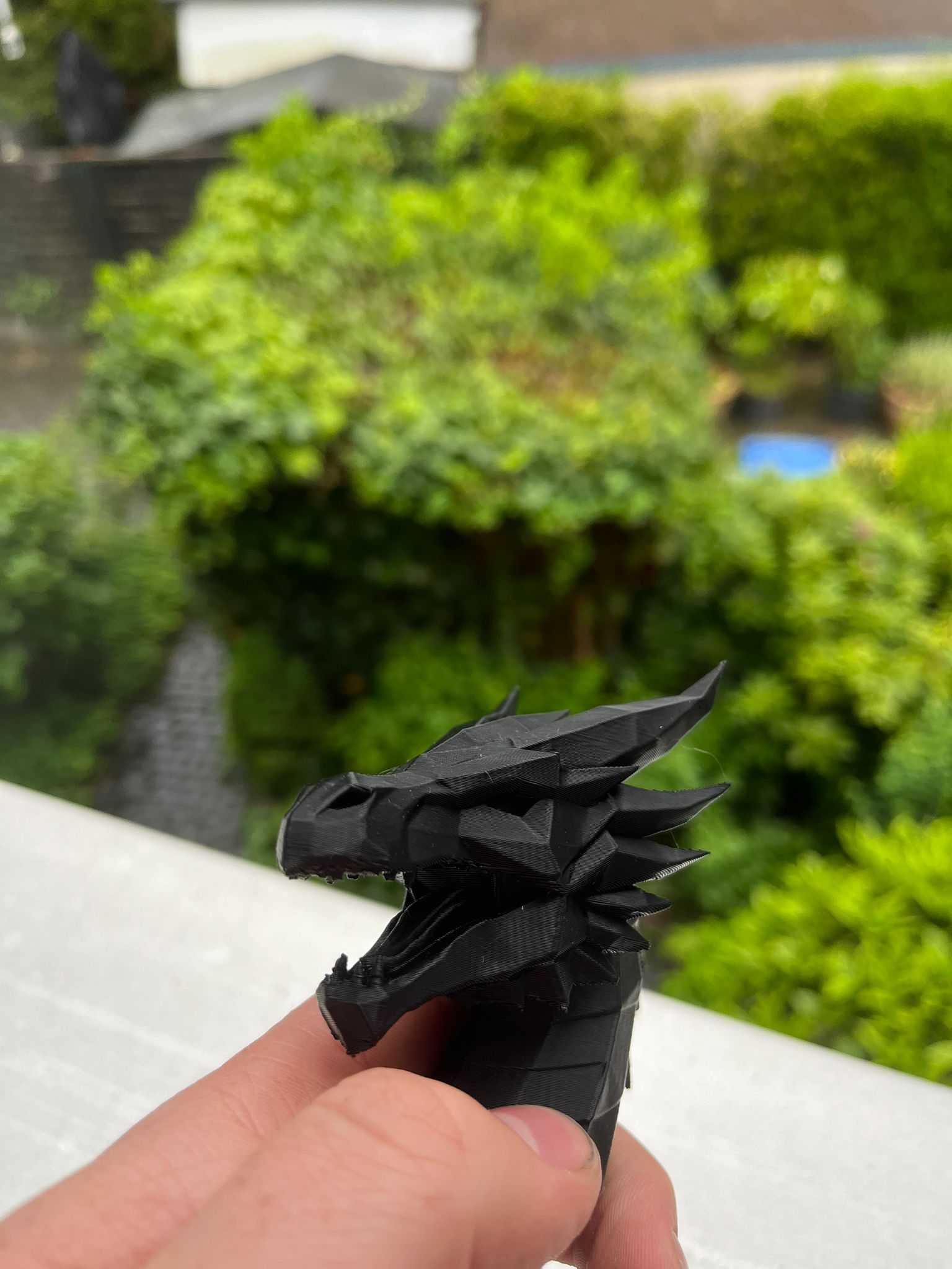low poly dragon