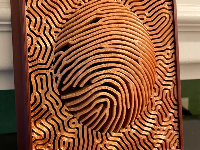 Fingerprint, as art
