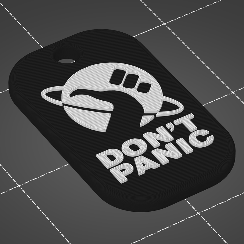 Don't PANIC keychain (MMU and single extruder ver.)