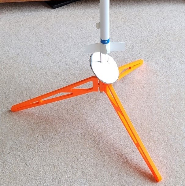 Folding model rocket launch pad by blistering_barnacle Download free