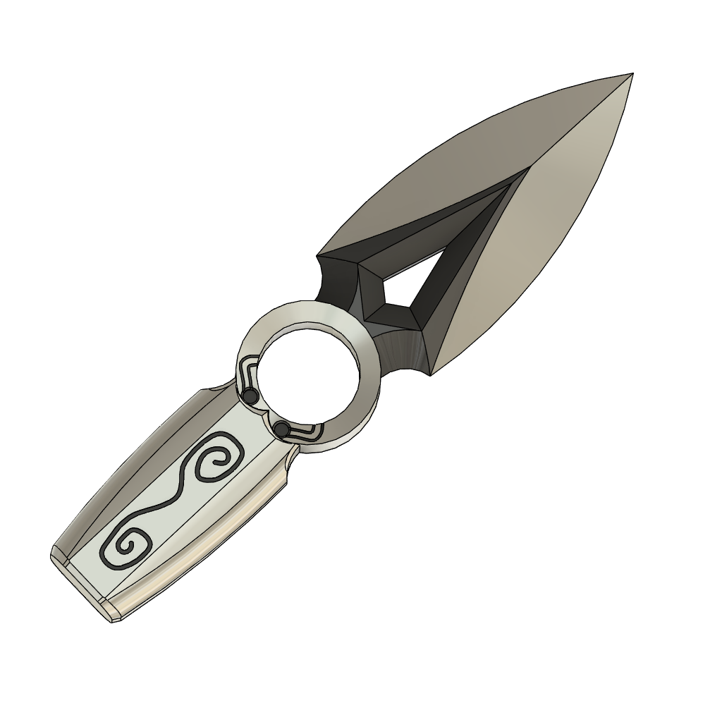 Playmory Jett Knife Gamer Necklace: Unisex Valorant Inspired Gift