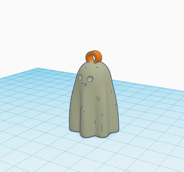 Happy Ghost keychain