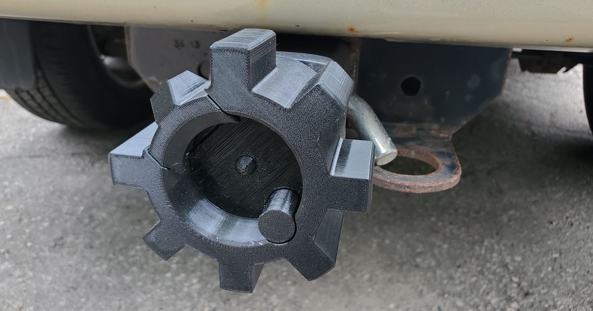 AR15 trailer hitch cover, Mk 2. by Ron Harding Download free STL