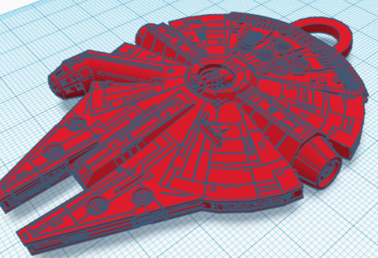 Millennium Falcon Key Chain