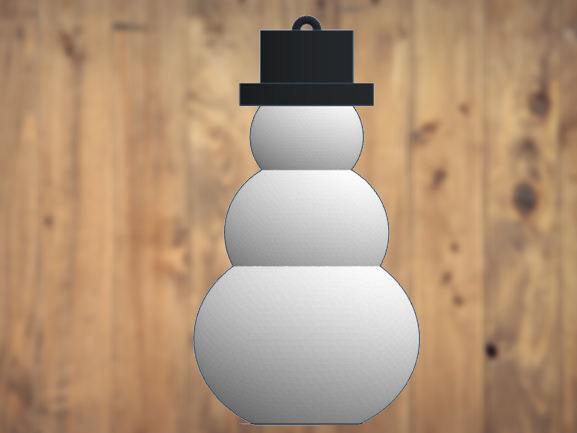 Snowman Christmas ornament