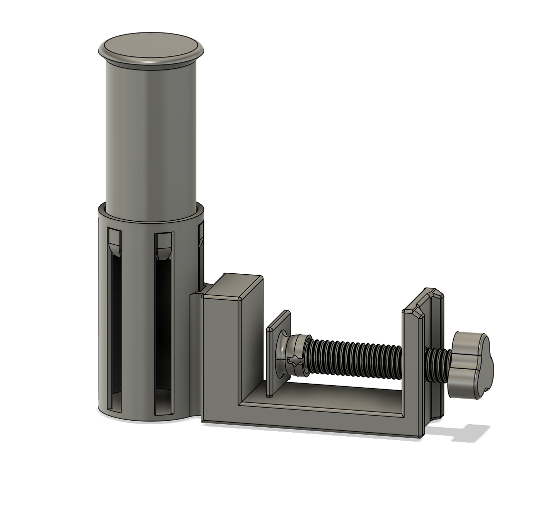 Multipurpose telescopic hanger with clamp