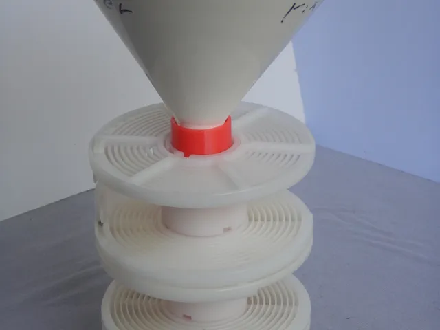 Paterson Zentralrohr OHNE Mitnehmer; Development tank central column WITHOUT drive tabs