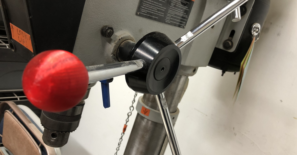 Drill Press Replacement Knob By Damp Rabbit Download Free Stl Model 