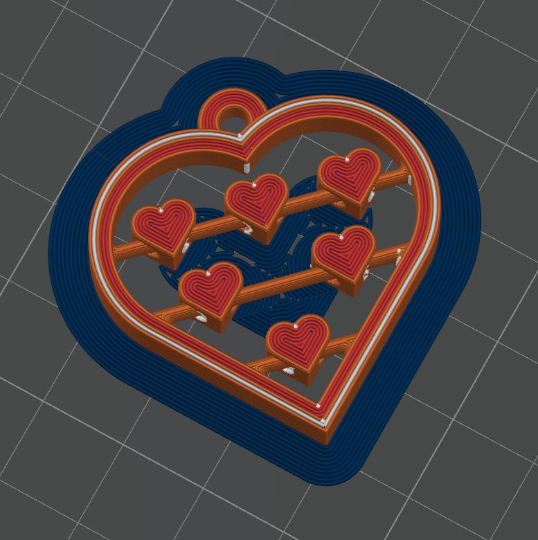 Dancing Hearts Pendant by GeekMomProjects | Download free STL model ...