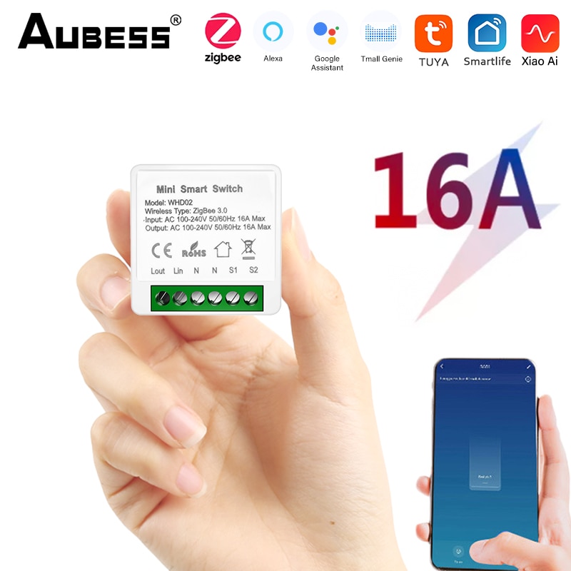 Aubess Mini Smart Switch DIN Mount by HitLuca | Download free STL model ...