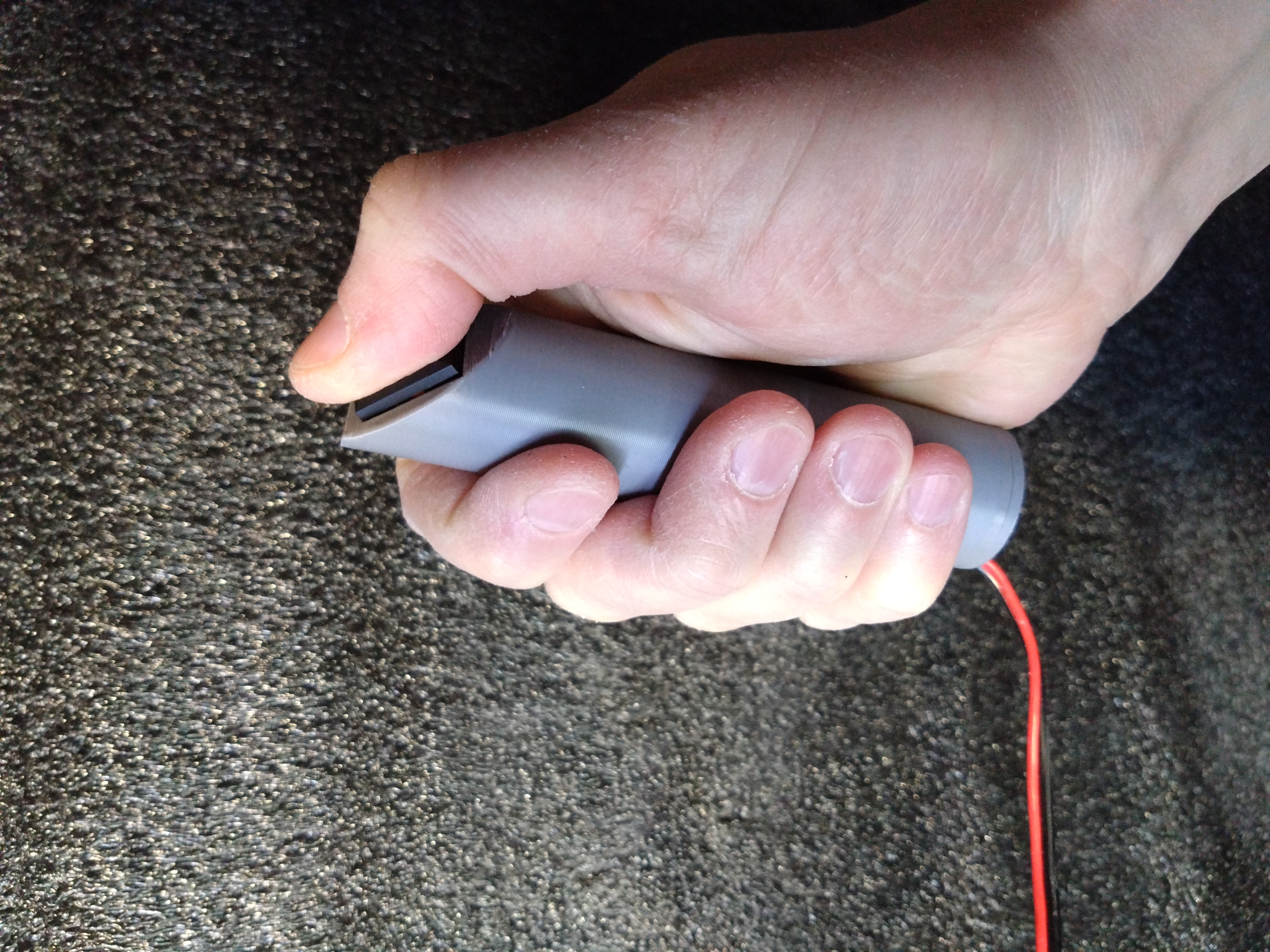 Keyswitch thumb trigger