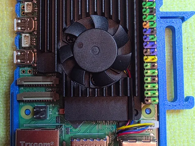 Lid for Waveshare Active Cooler (A) (Raspberry Pi 5 DIN Case)