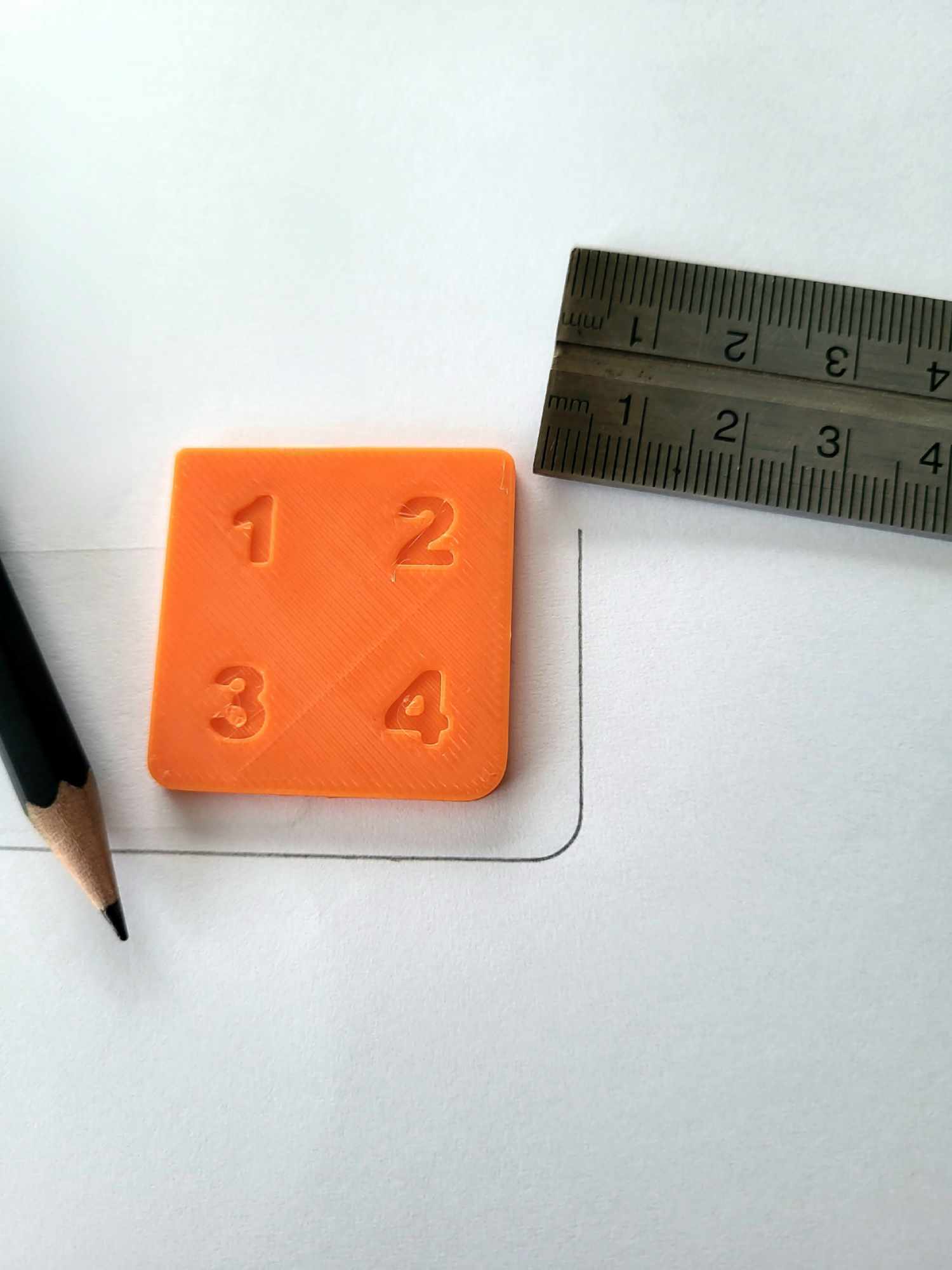 Radius gauge for drawing 110mm by Leonard Kessler Download free STL