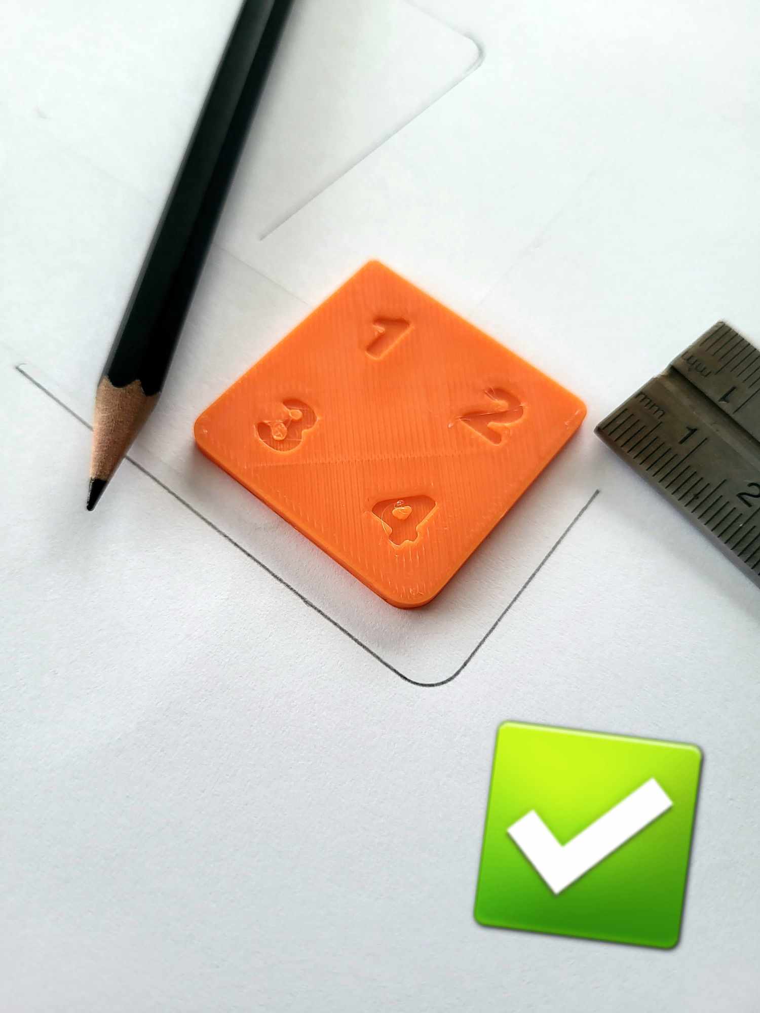 Radius gauge for drawing 110mm by Leonard Kessler Download free STL