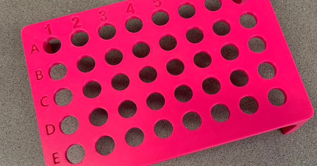 Eppendorf vial tube rack / stand for ice 1,5ml by Luna Download free