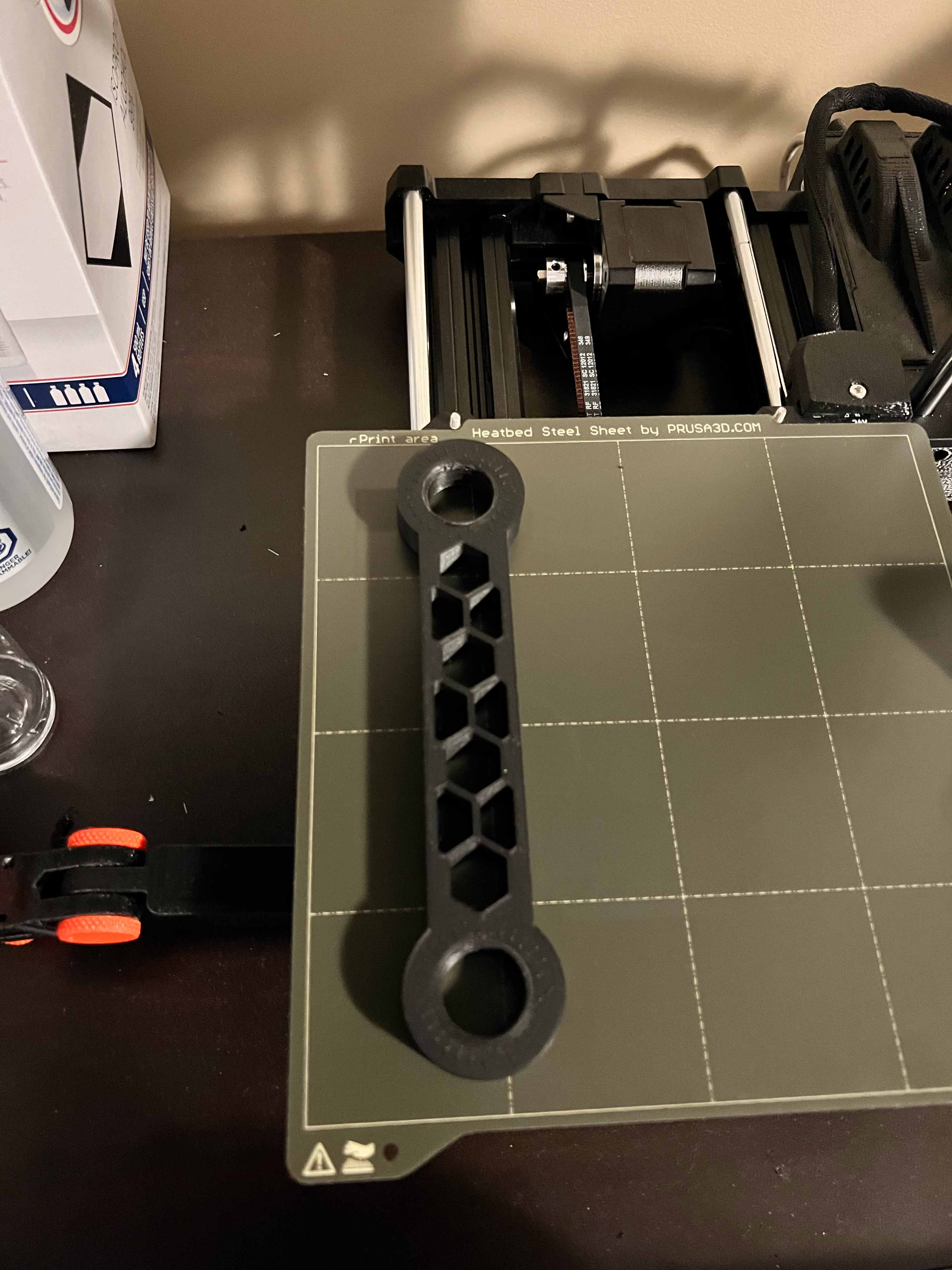 Smaller arm for the Flexible & sturdy phone arm 3D model thumbnail