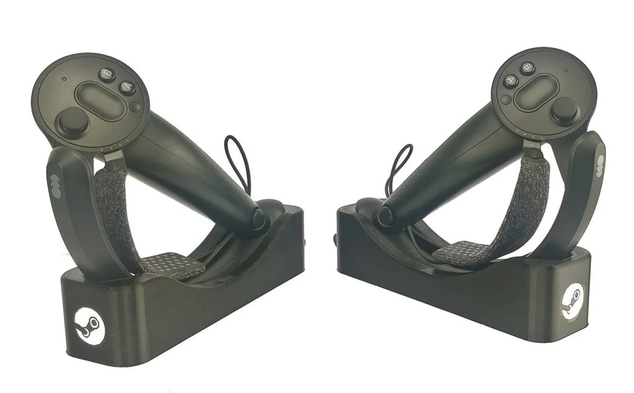 VALVE Index Knuckles and HTC VIVE Tracker 3.0 Charging Stands by 