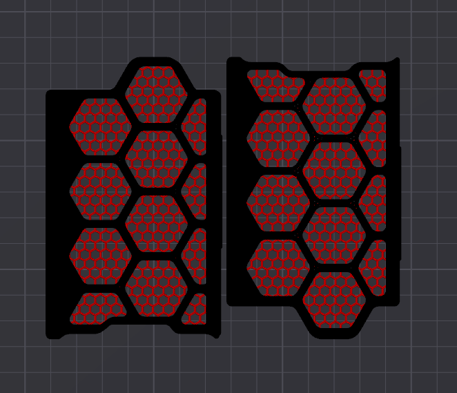 Voron Trident Honeycomb Skirts