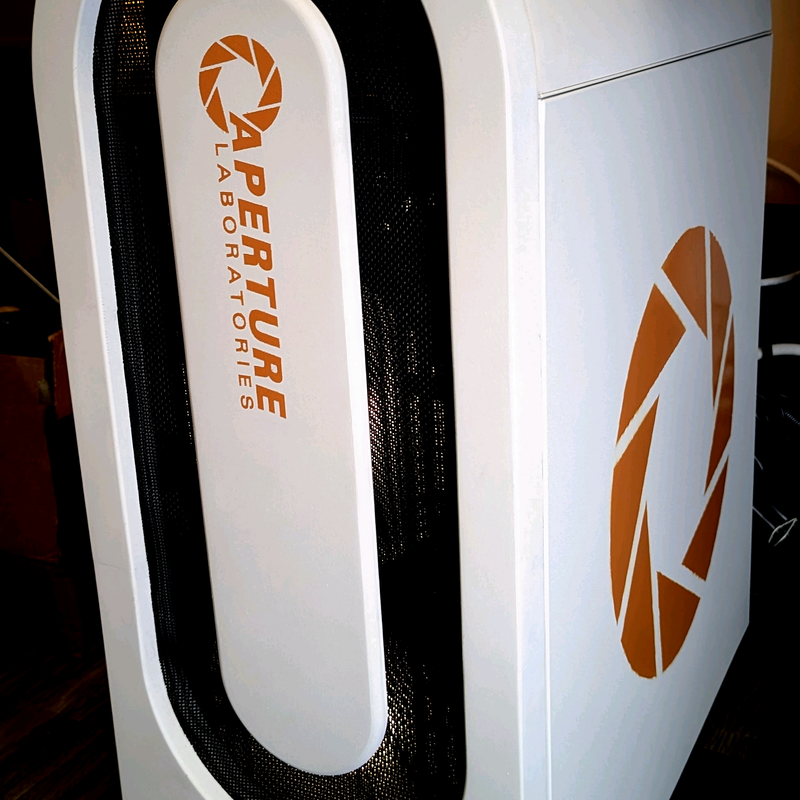 mATX Aperture Science PC Case Mod from Portal. by TheLastMillennial ...