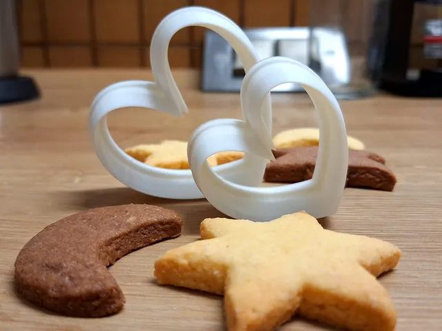 Gebäck-Ausstecher, Herz (die wirklich funktionieren) / Cookie cutter (which really work)