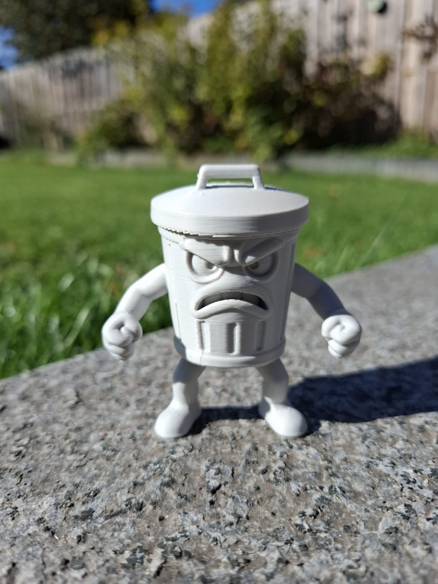 Grumpy Garbage Can – Trash with Attitude