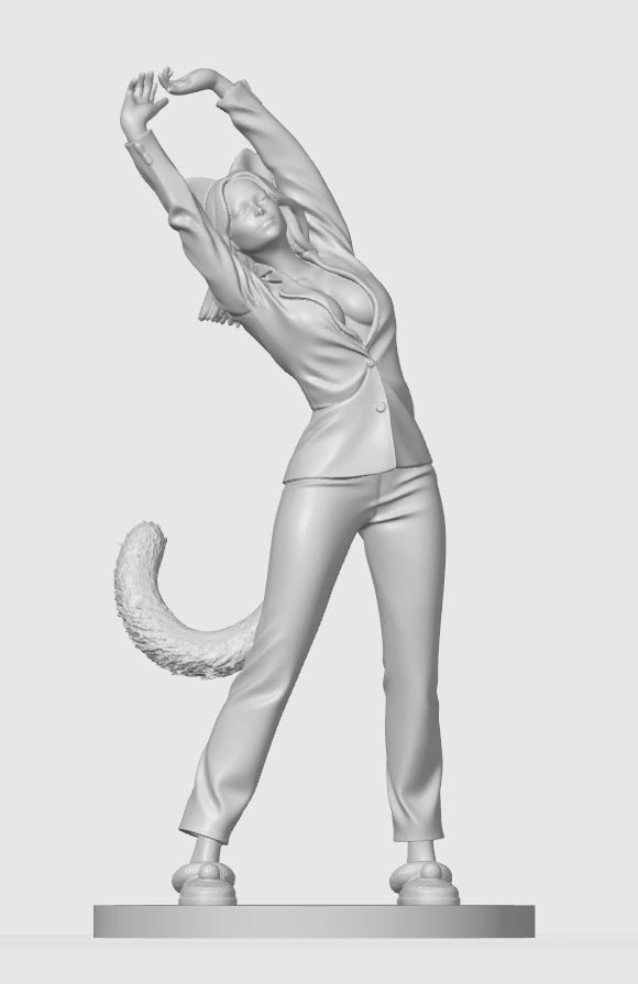 Casual cat-girl figurine 4