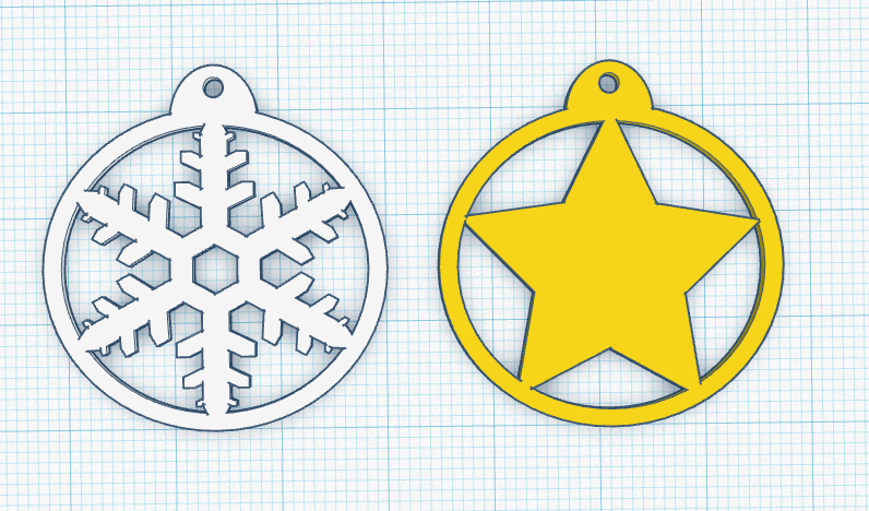 Christmas earrings