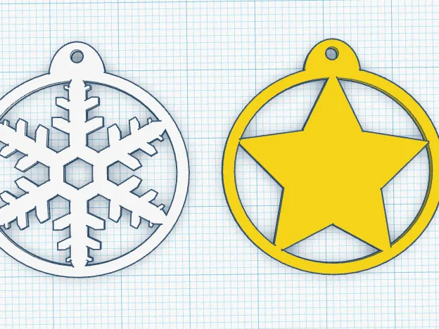 Christmas earrings