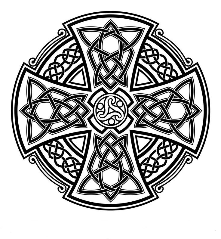 Miniatura 2 do modelo 3D Celtic Round Cross 4